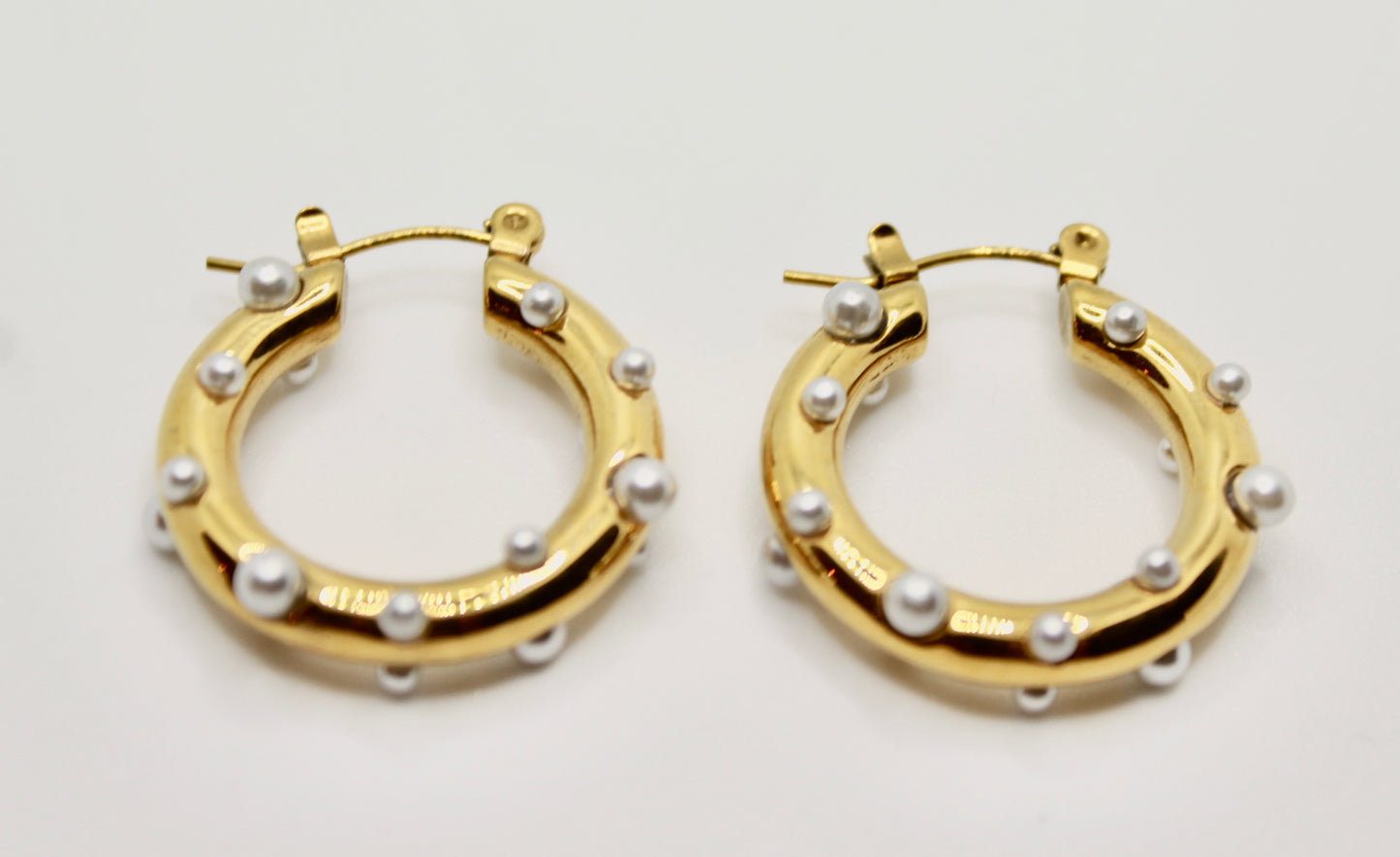 Priscilla Pearl Hoops