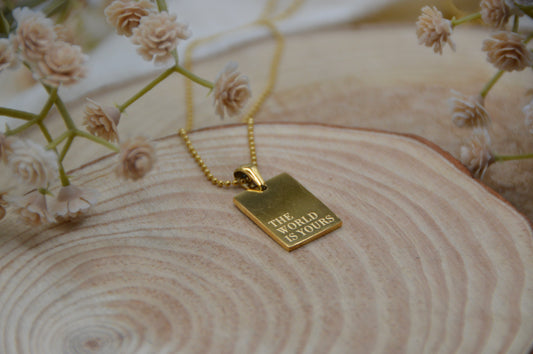 The World is Yours Necklace