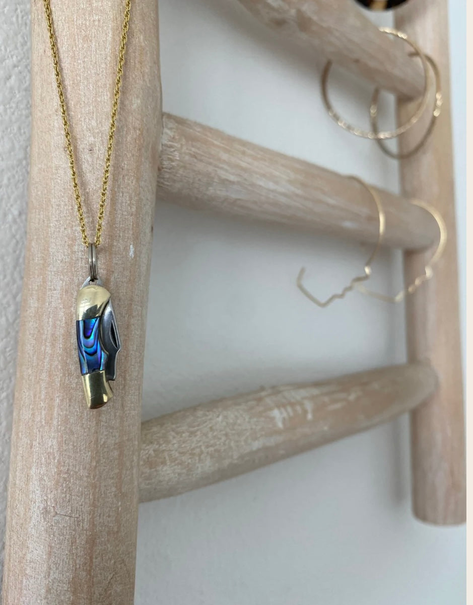 Pocket Knife Necklace