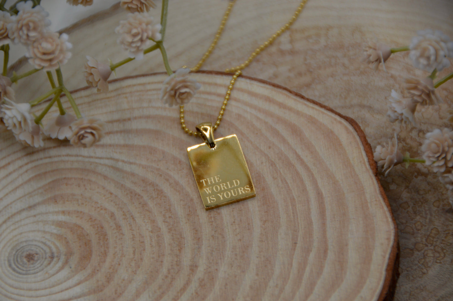The World is Yours Necklace