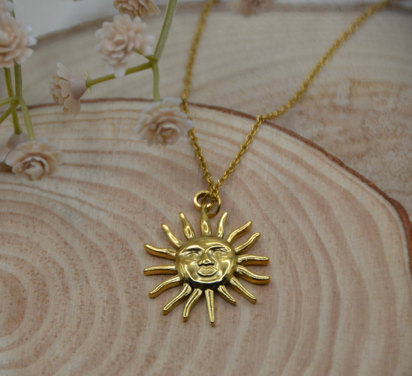 The Golden Sun Necklace