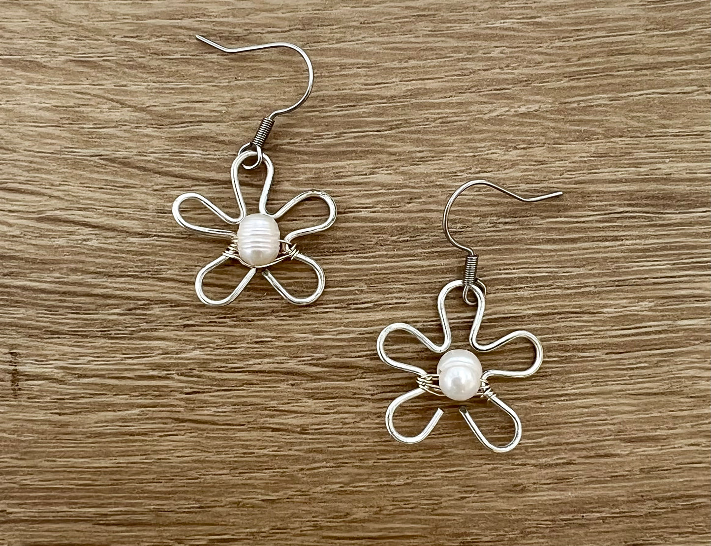 Freshwater Daisy Earrings