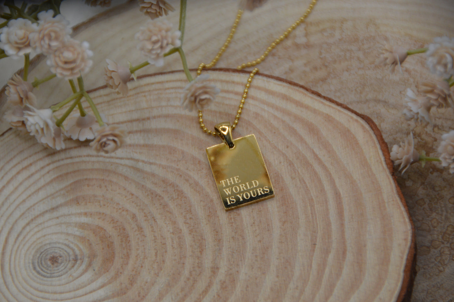 The World is Yours Necklace
