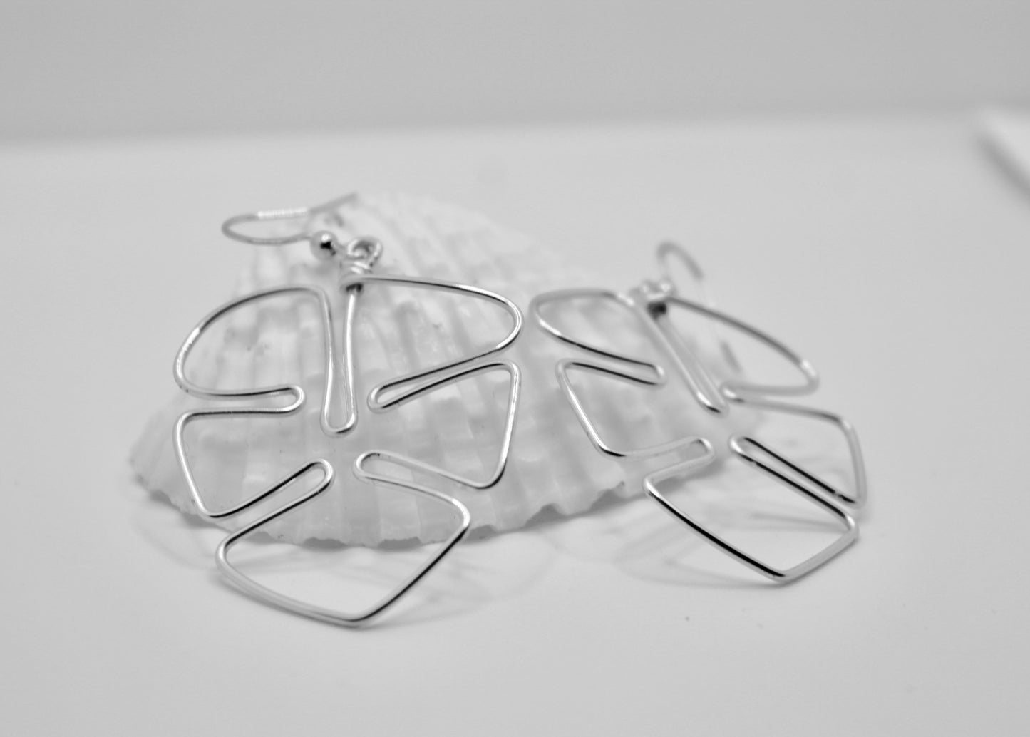 Monstera Large Earrings